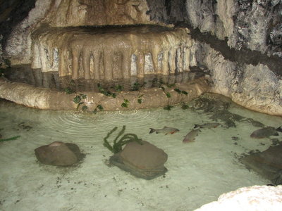 открытое озерцо в пещере